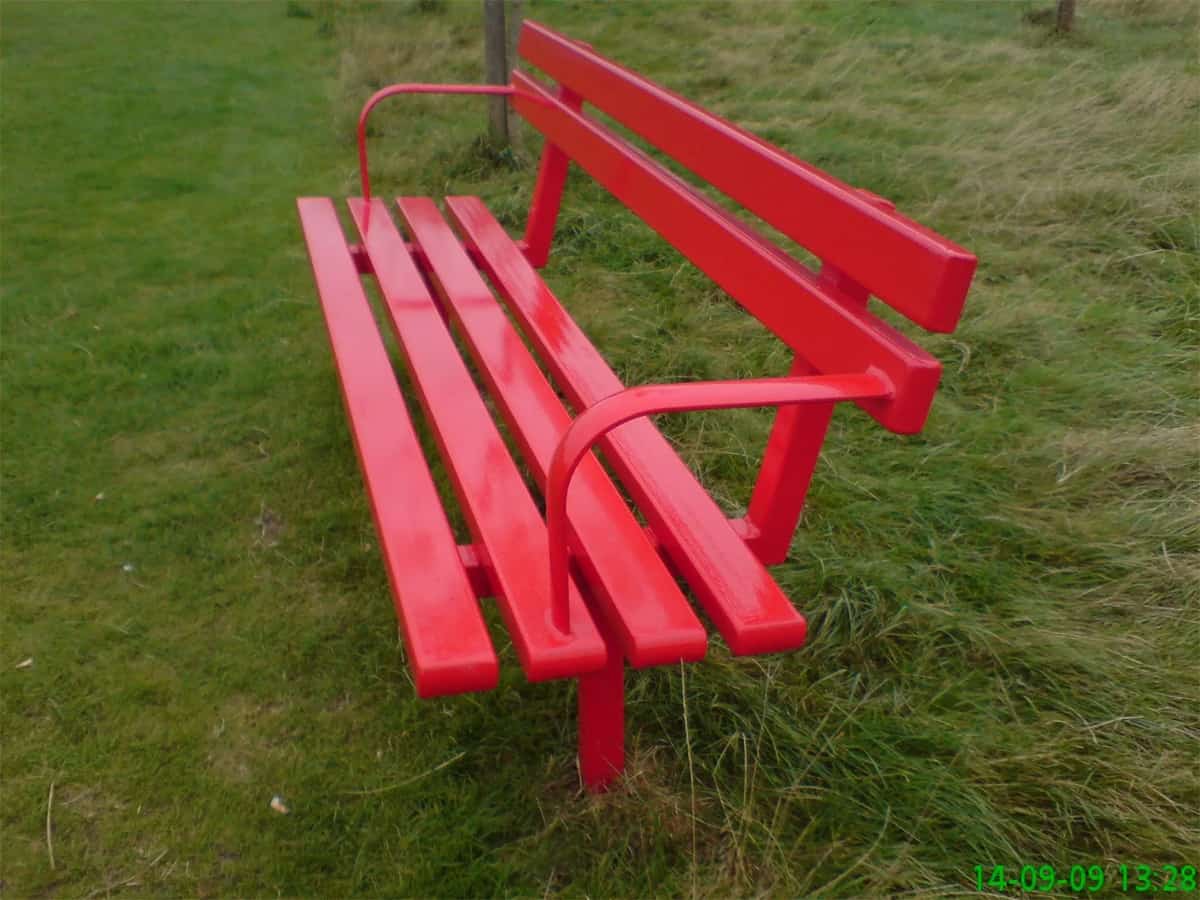 red bench