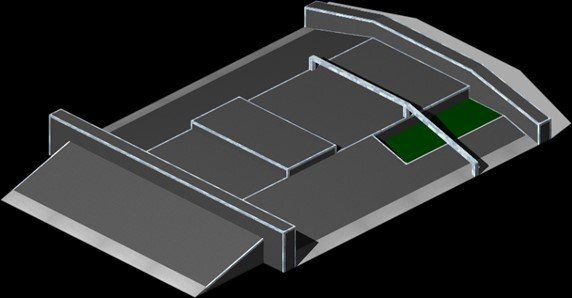 model 2 skatepark equipment