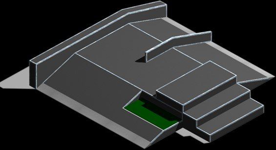 model 5 skatepark equipment