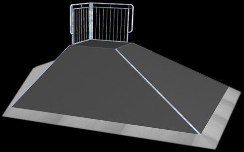 corner bank skatepark equipment