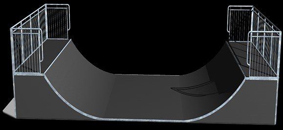 mini pipe skatepark equipment