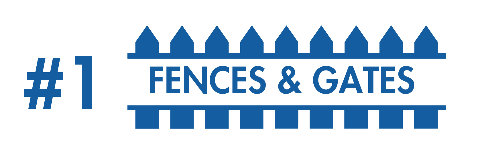 1 Fences & Gates logo