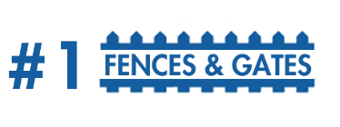 Number one fences and gates logo