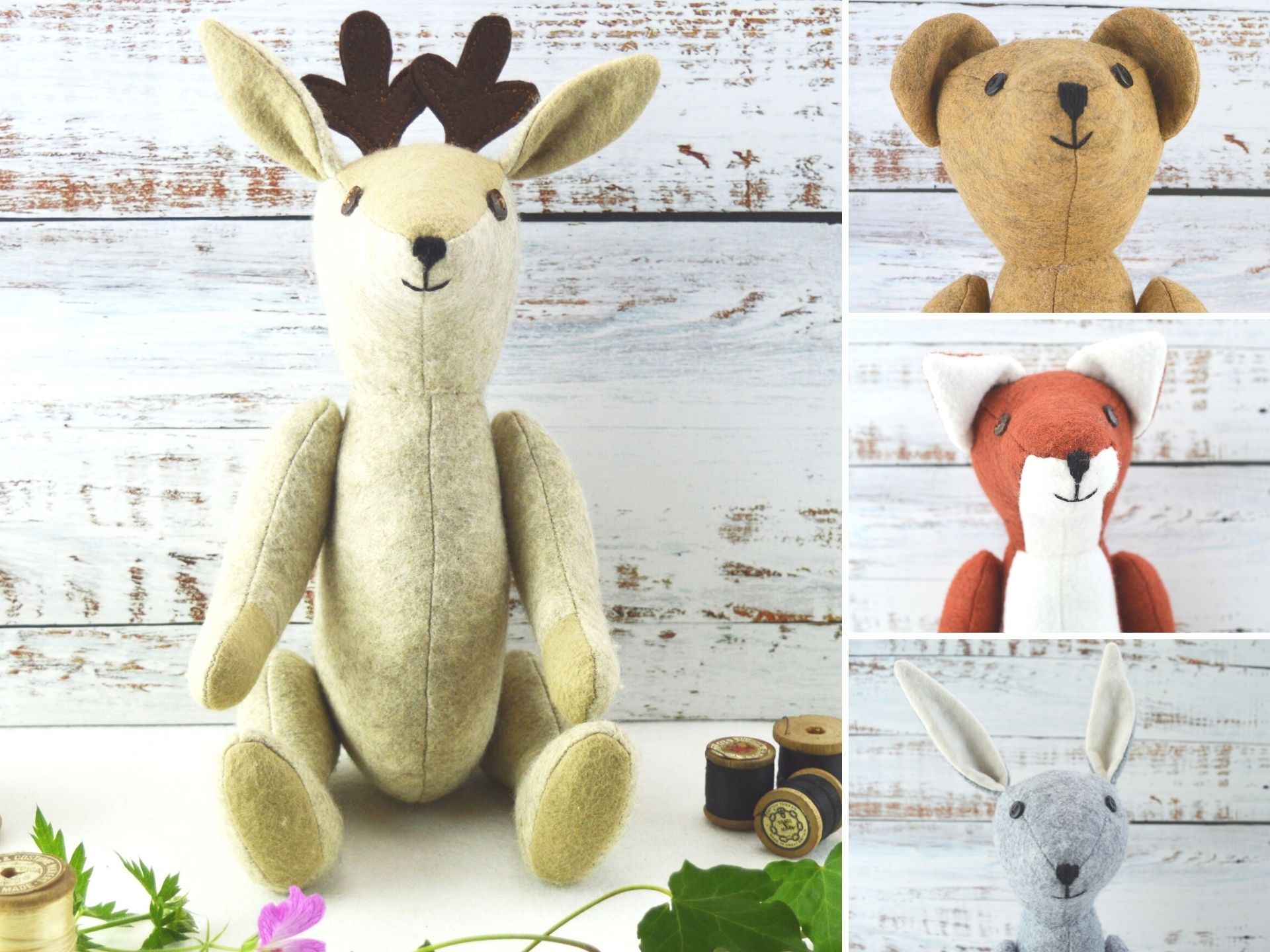 Felt Stuffed Animal Patterns. How to Use Them & What You Need to Know before you Buy