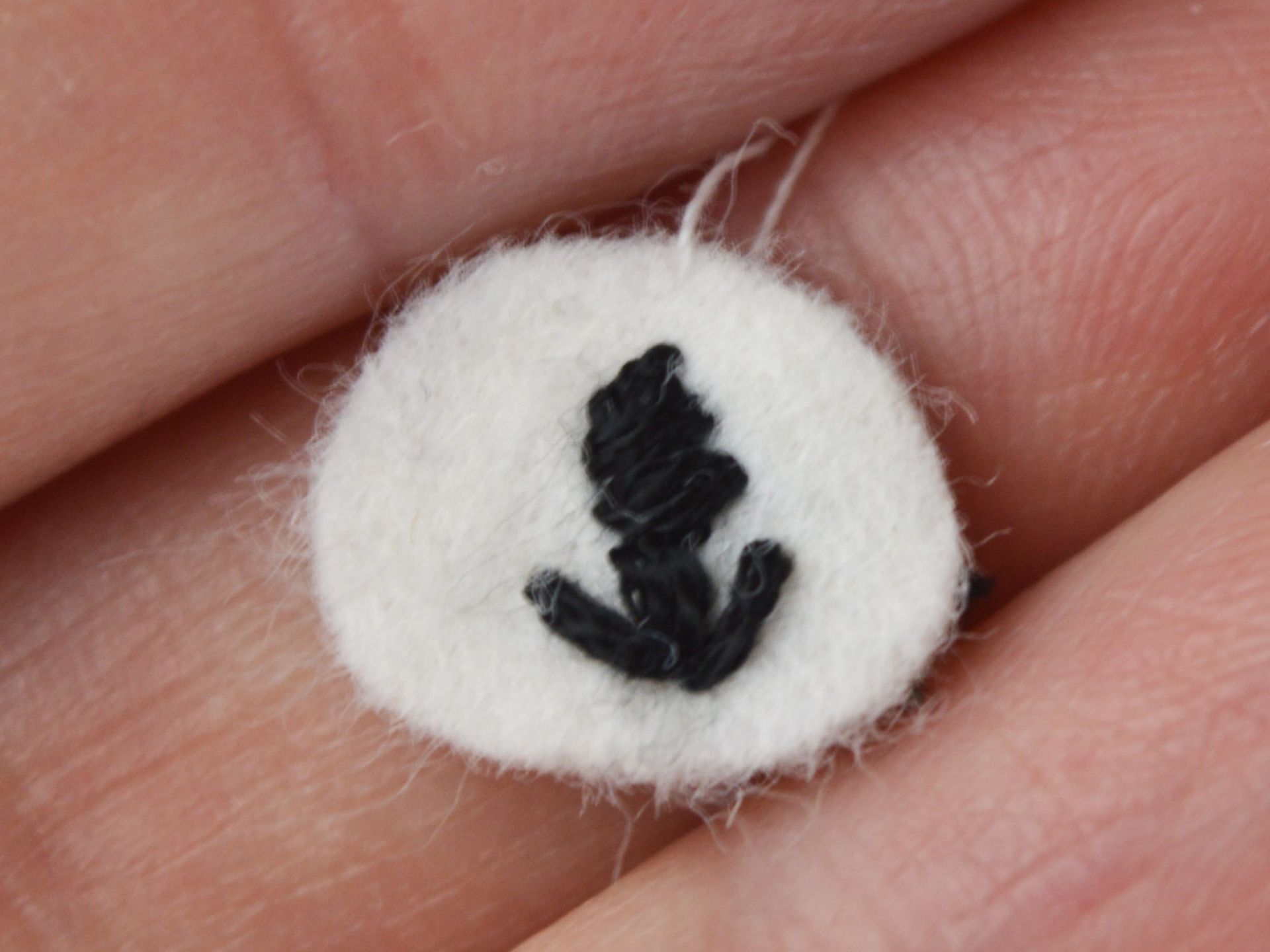 Embroider the Nose and Mouth hand sewing pattern
