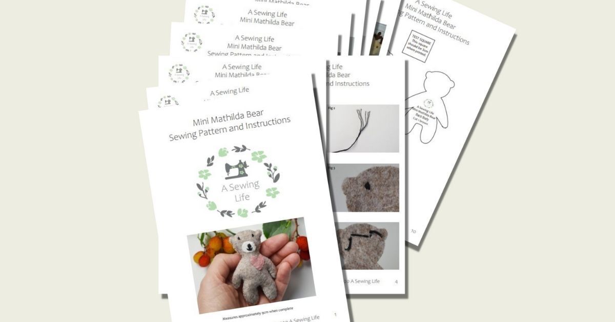 how to use & print a pdf sewing apttern