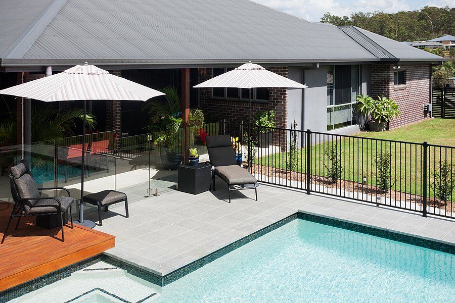 house with outdoor pool