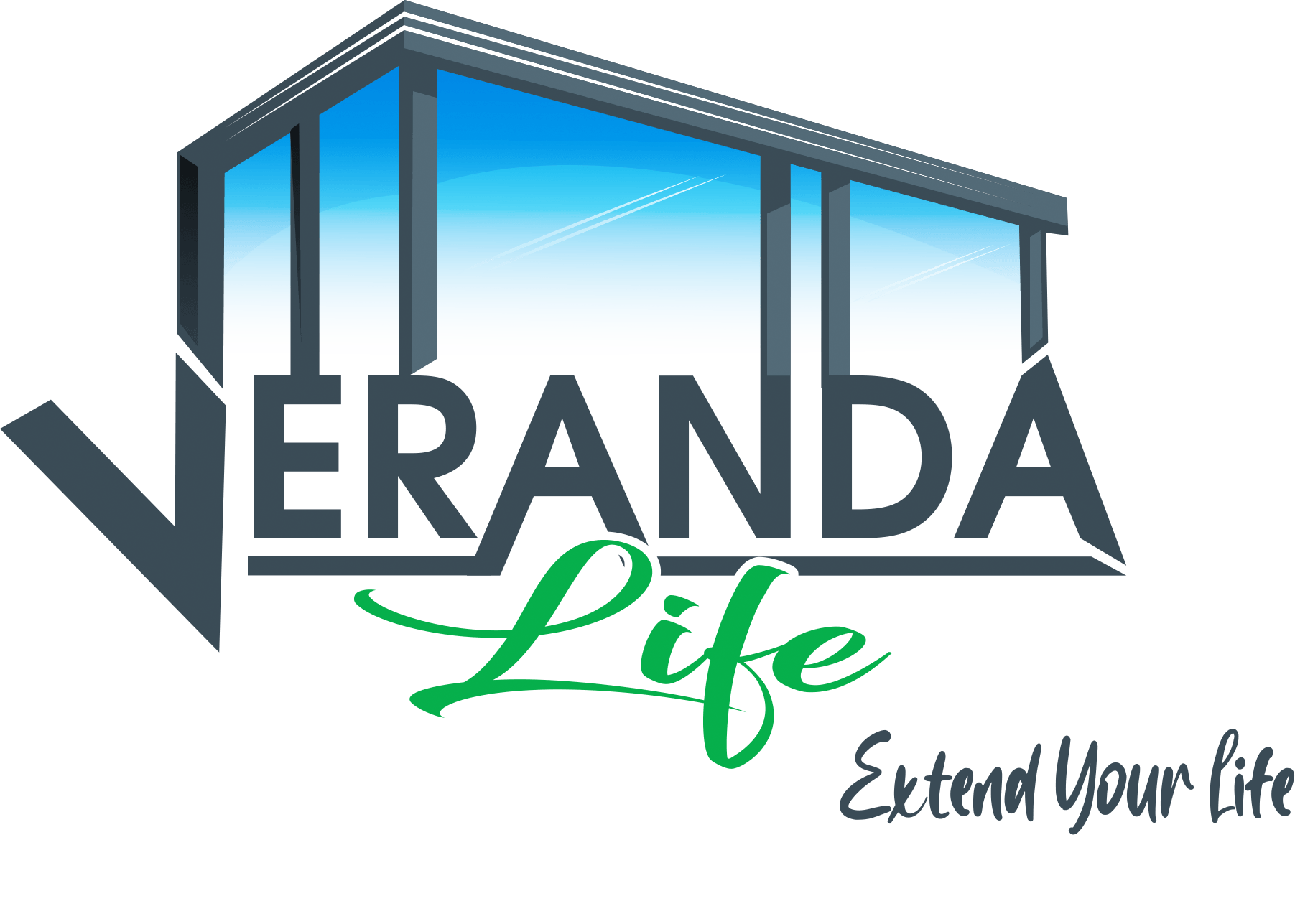 Het logo voor verandaleven verlengt je leven