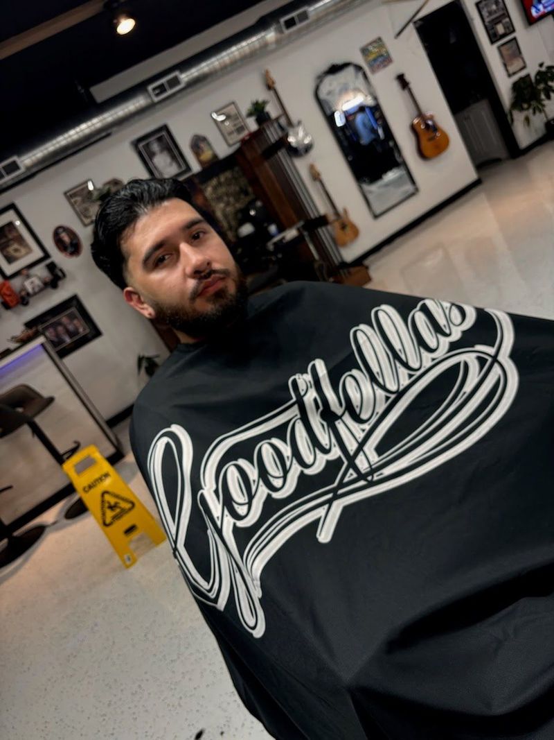 Men's haircut at Goodfellas Barbershop in Schererville