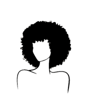 A minimalist line art drawing of a closed eye with long eyelashes, layered over abstract cream and black shapes.