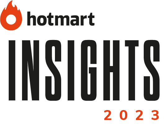 Um logotipo para o hotmart insights 2023 é mostrado