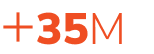 O número 35m está escrito em vermelho sobre fundo branco.