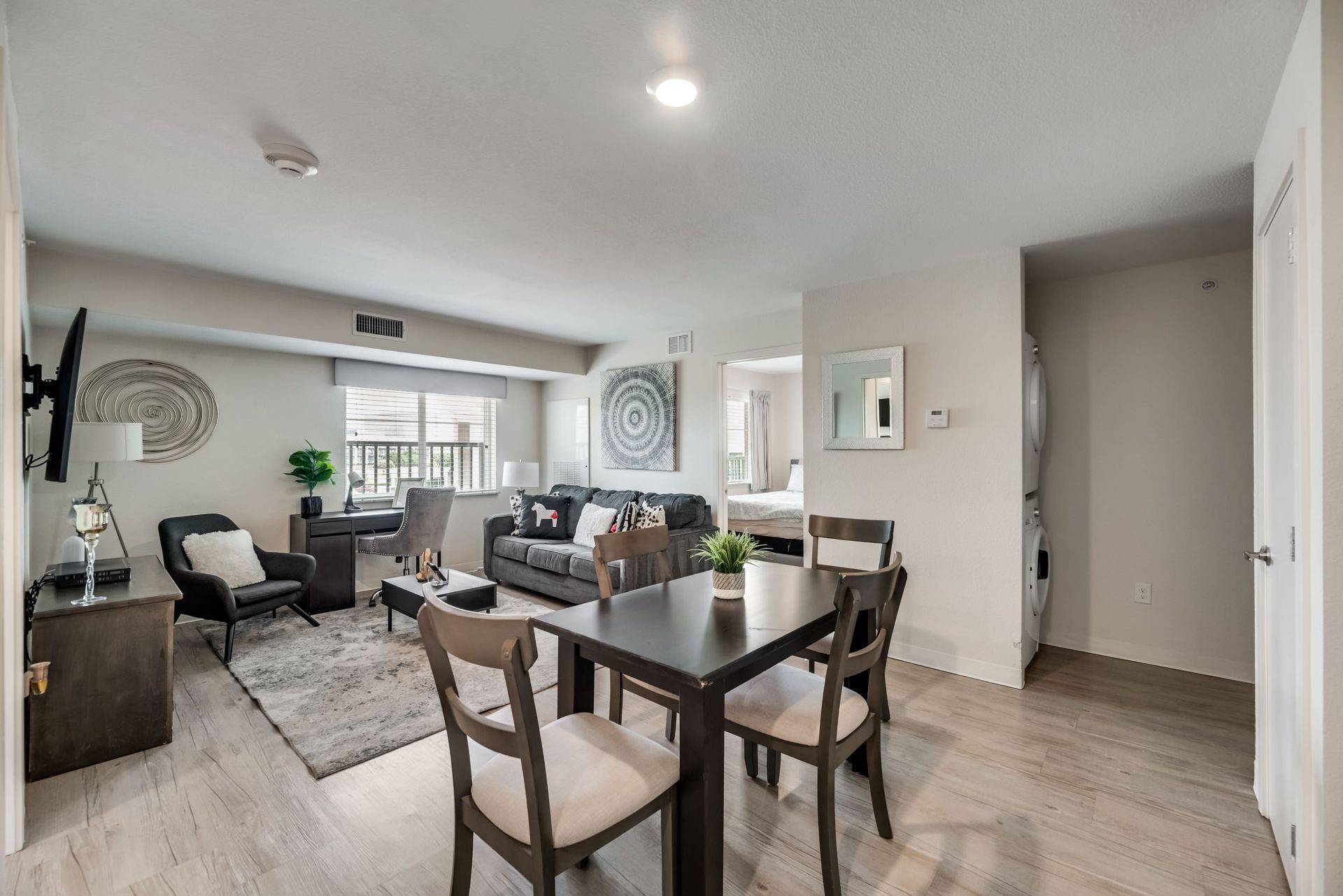 Comfortable furnished living room