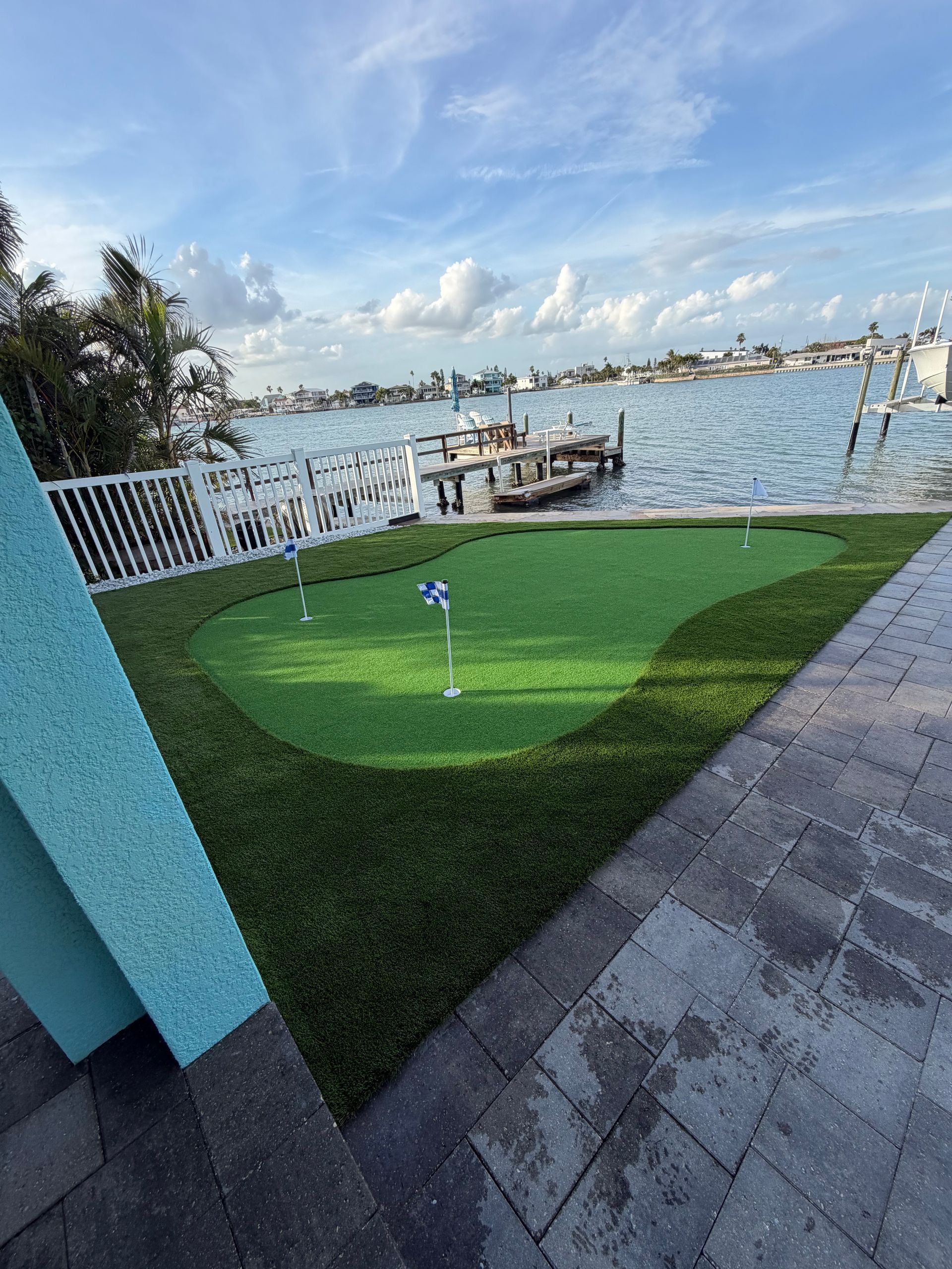 Lush, green grass.