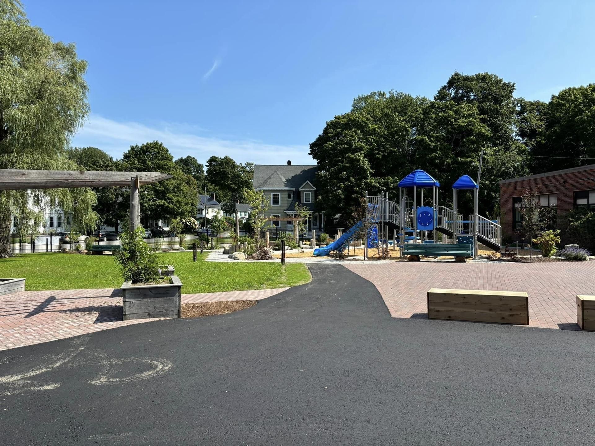 Gathering space in Shalom Community Park