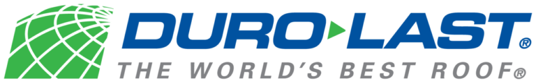 DURO-LAST logo with green globe icon and blue text on white background