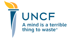 A logo for uncf a mind is a terrible thing to waste