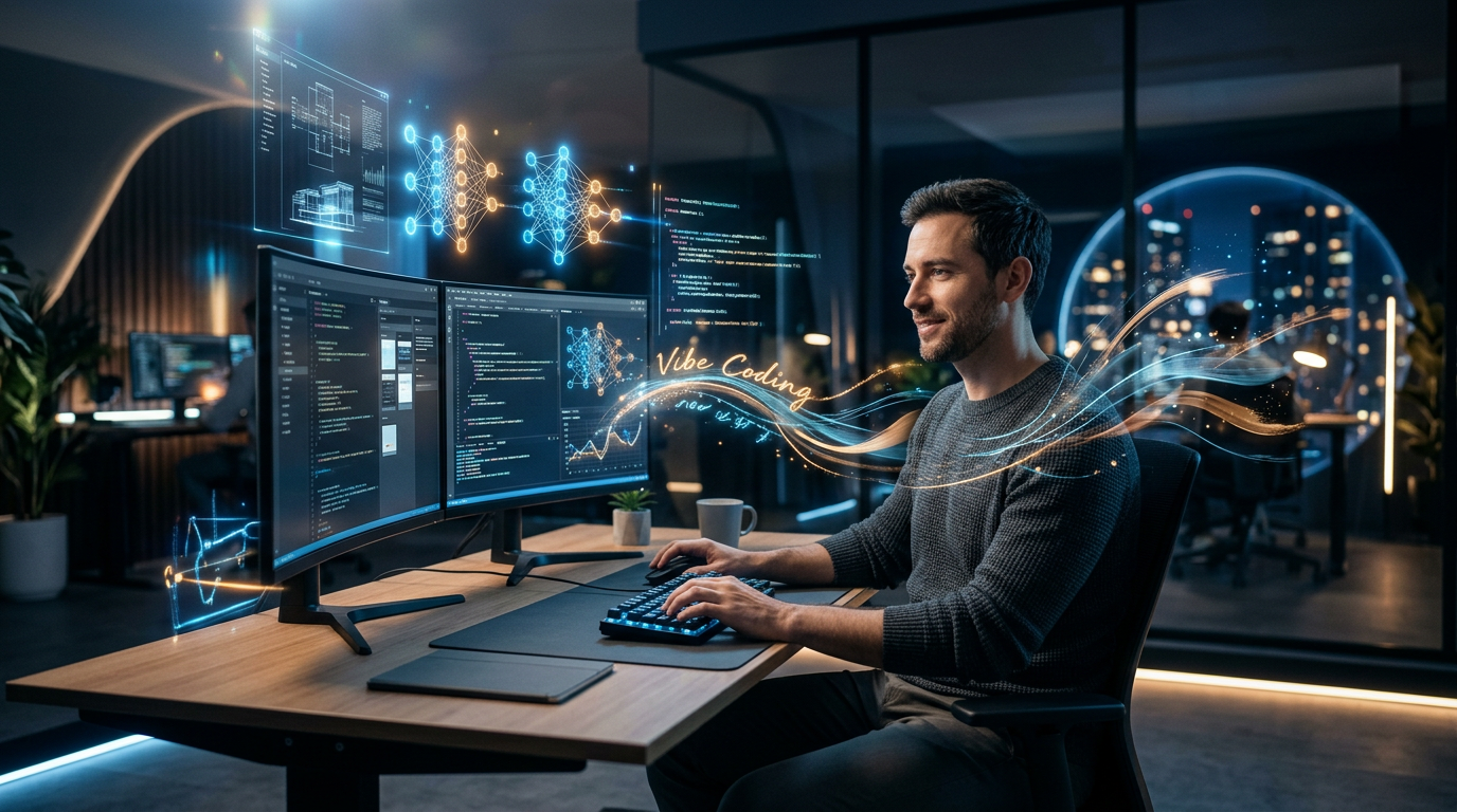 AI Studio developer using vibe coding to build custom software solutions for businesses — Windsor SEO AI Studio