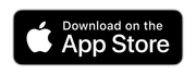 The app store logo is black and white and says `` download on the app store ''.