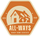 A logo for all-ways handy home services