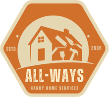 A logo for all-ways handy home services