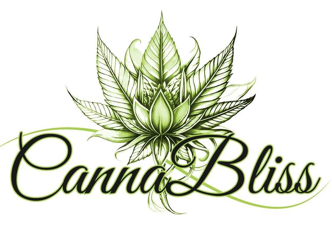 A logo for a company called canna bliss
