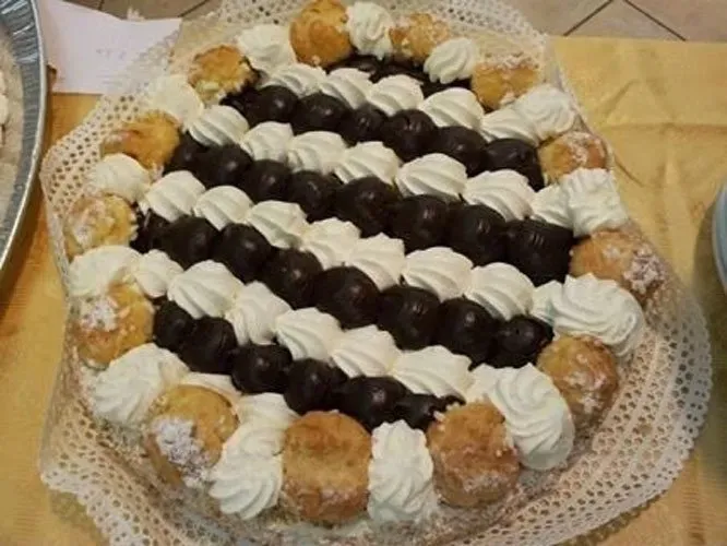 torta panna e bignè