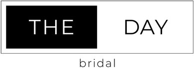 Logo with “THE DAY” in black and white, and “bridal” below in small gray text.
