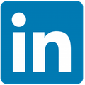 LinkedIn-logo: een witte