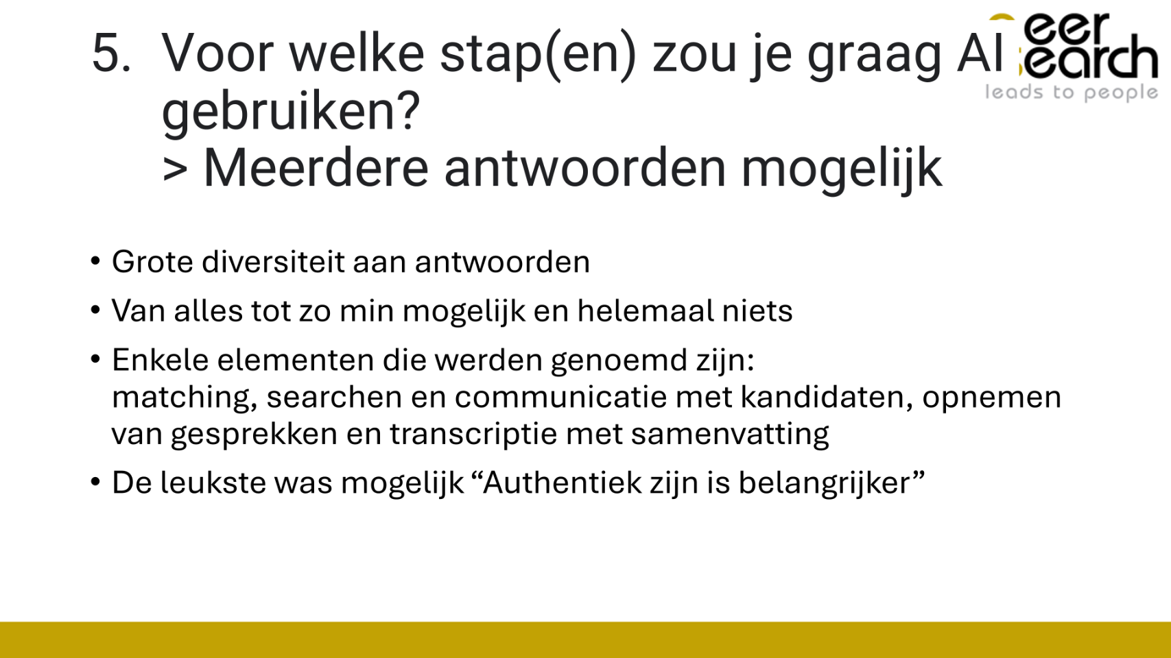Waar zou je AI voor willen gebruiken?