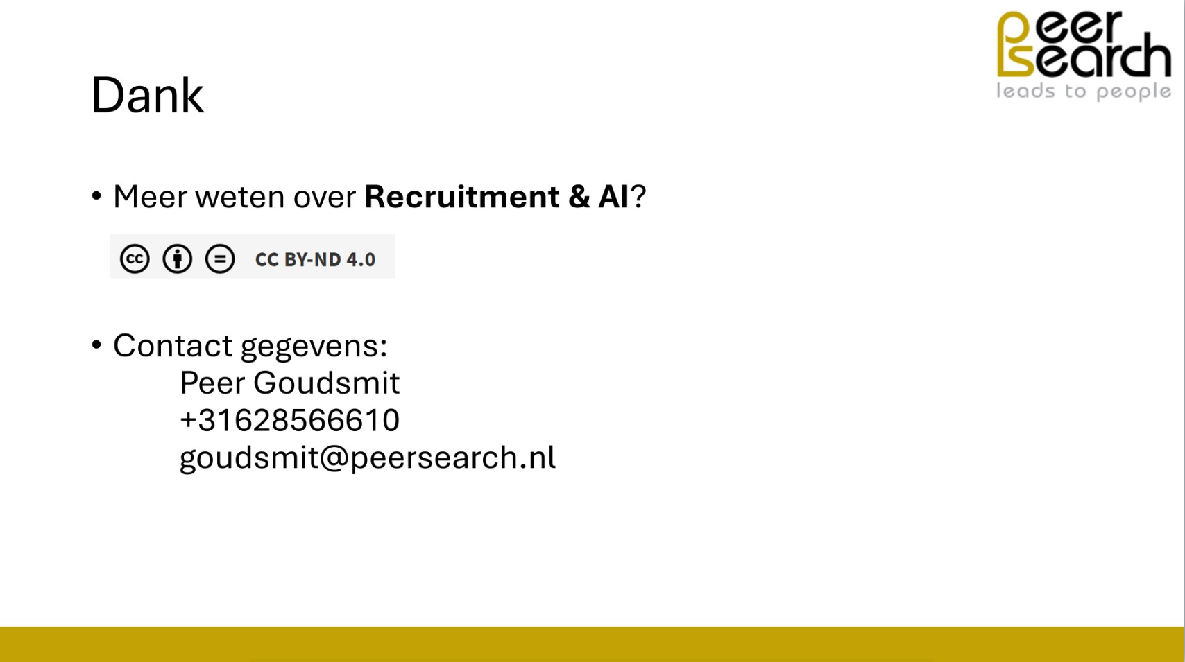 meer weten over AI en Recruitment