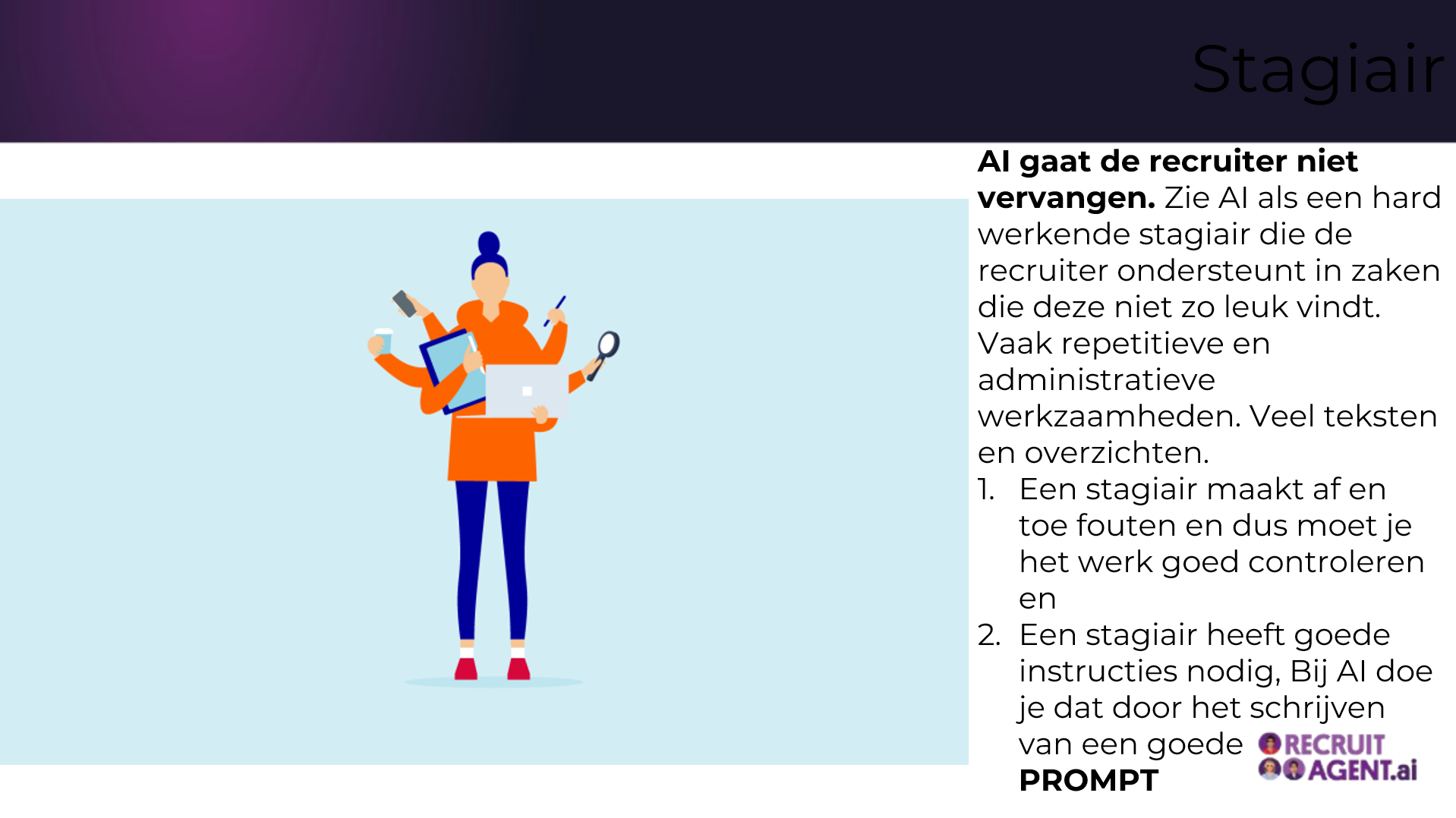 Een cartoon van een man met een laptop en een klembord.