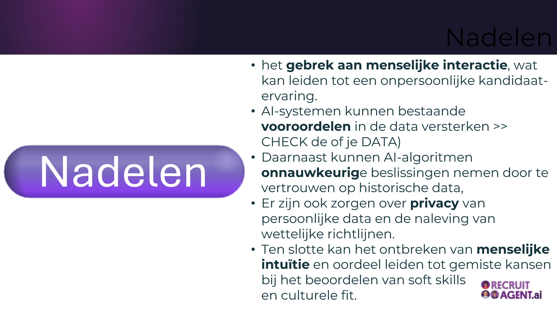 Een paarse knop met het woord beperkingen erop