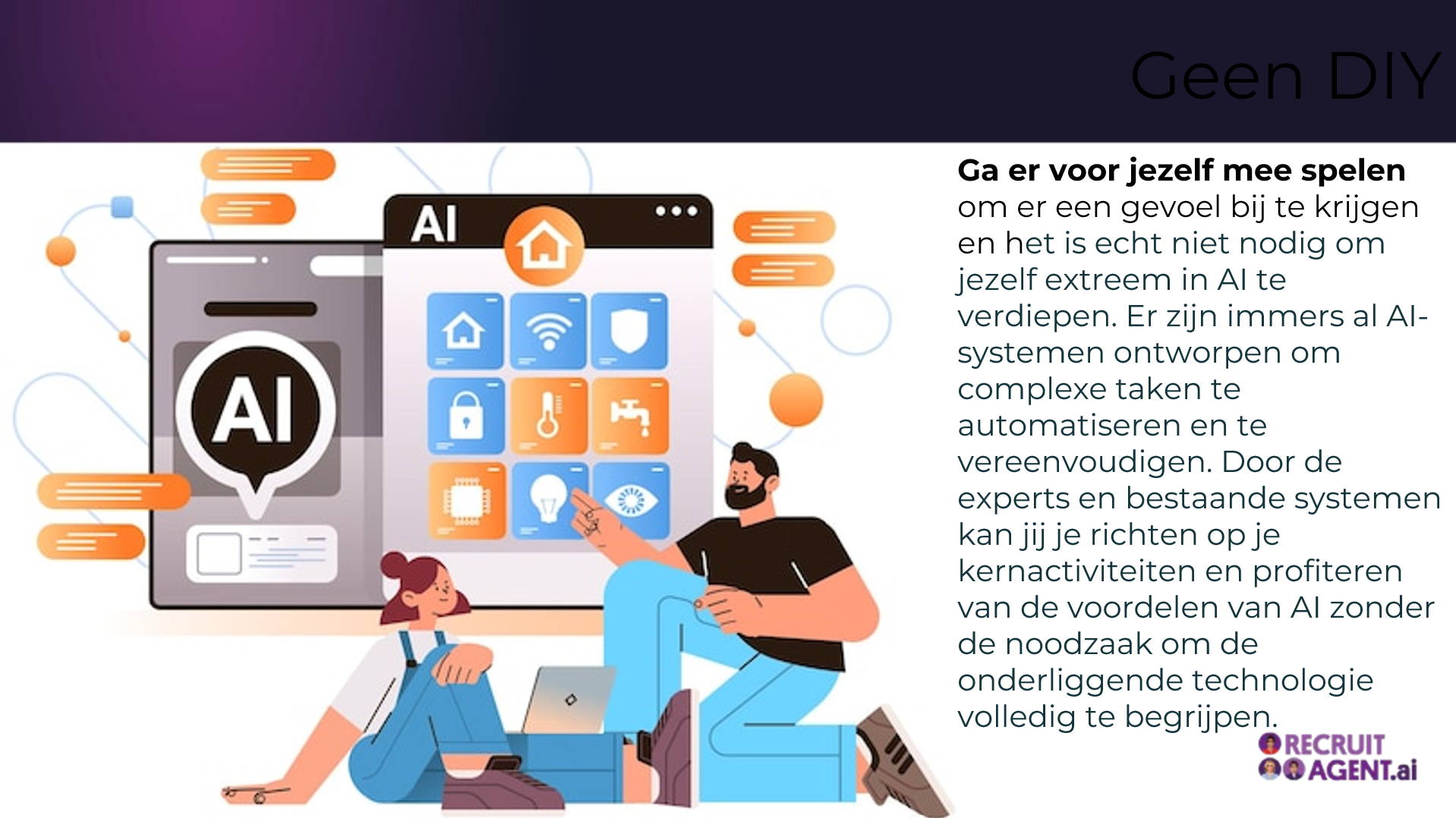 Een man en een vrouw zitten op de grond en kijken naar een smartphone.