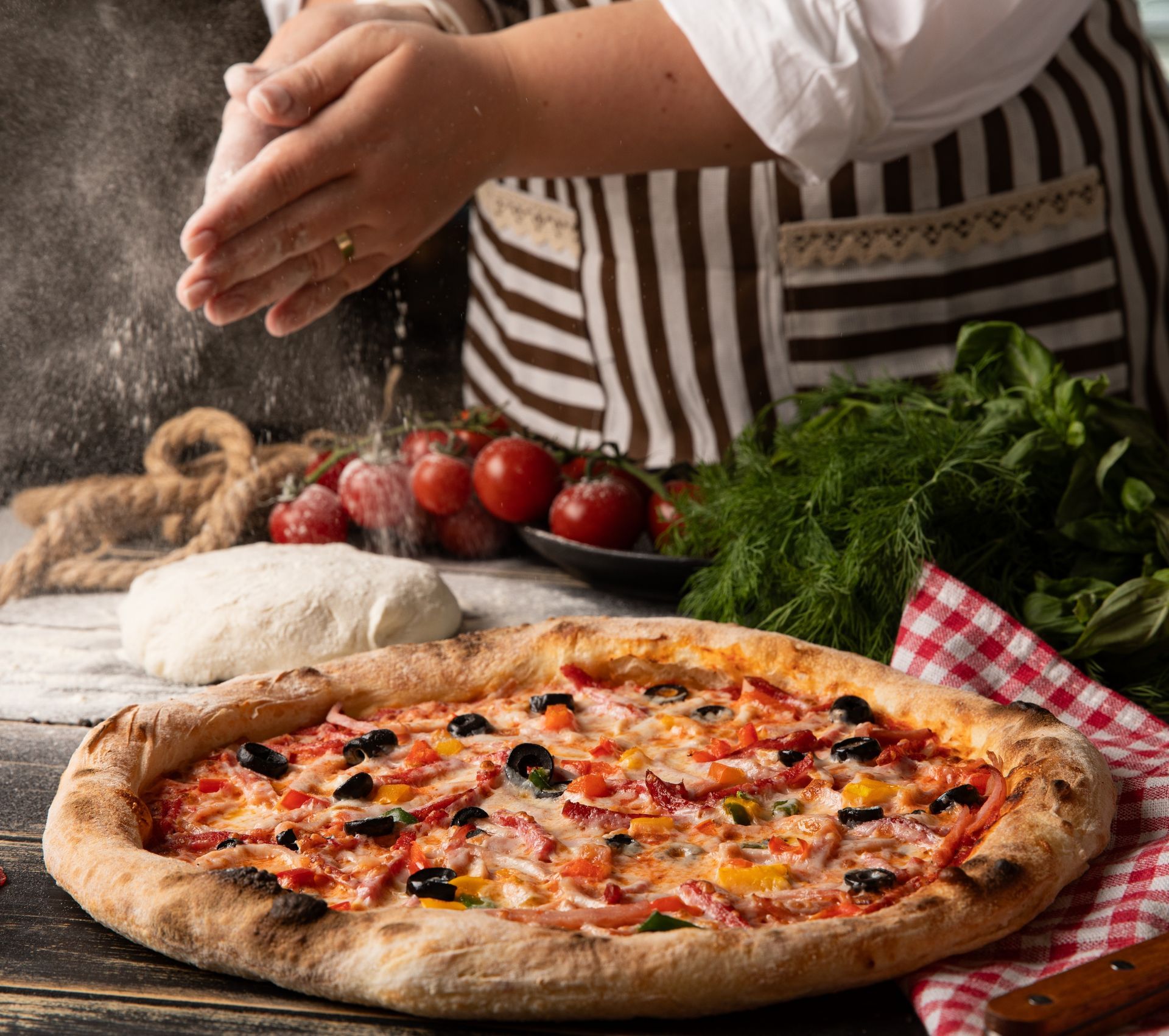 Freshly Made Pizza