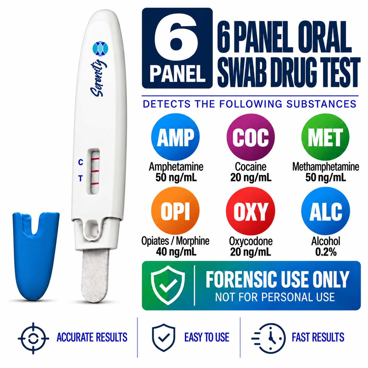 6 Panel Oral Swab Drug Test
