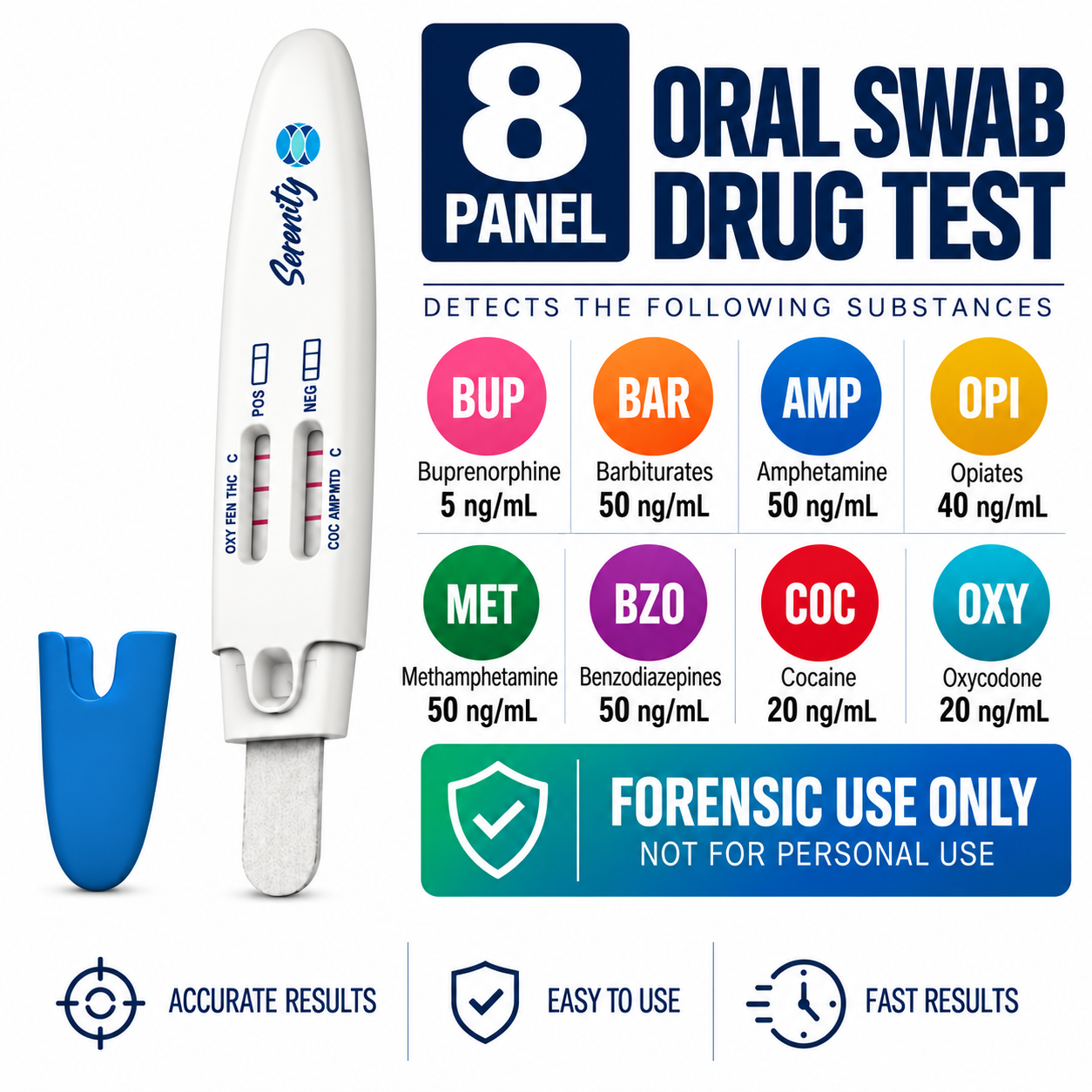 8 Panel Oral Swab