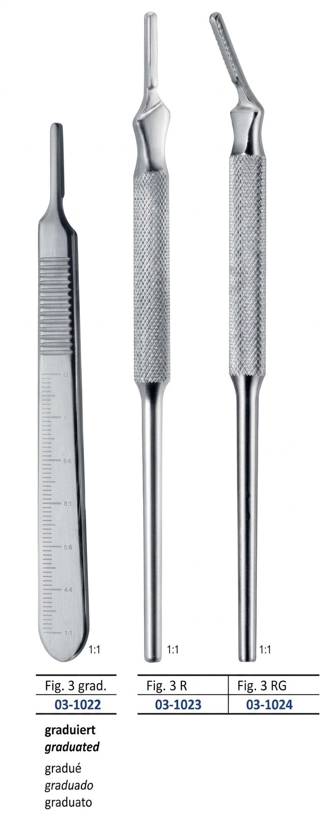 SCALPEL HANDLES