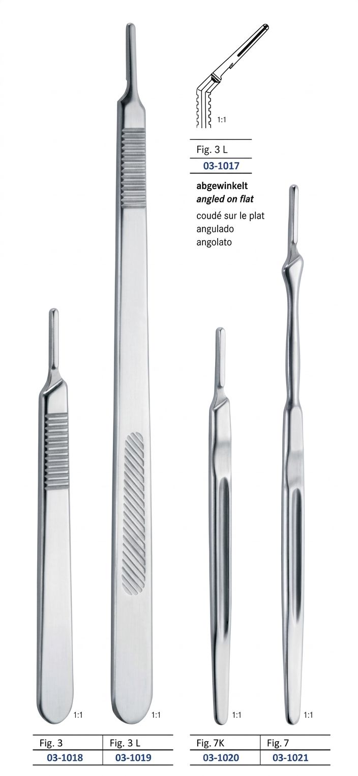 SCALPEL HANDLES