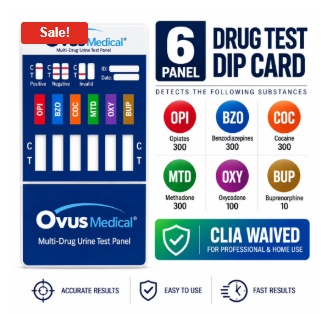 6 Panel Multi Dip Card CLIA Waived