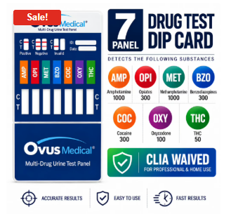 7 Panel Multi Dip Card with OPI and THC
