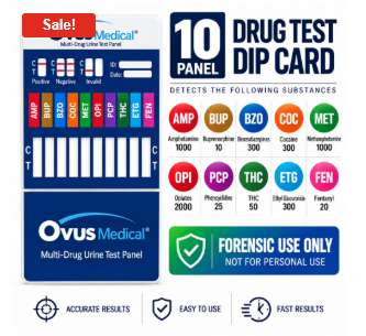 10 Panel Multi Dip Test with ETG & FEN