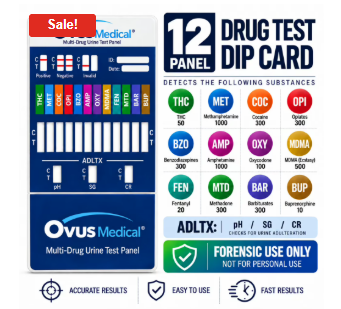 12 Panel Drug Test Dip Card with FEN
