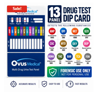 13 Panel Urine Dip Drug Test with FYL