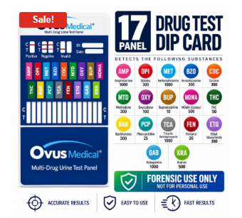 17 Panel Dip Card, Gabapentin, FEN, ETG, KRA