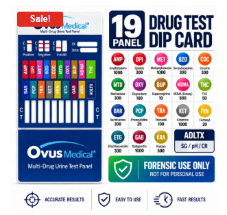 19 Panel Dip Card – GAB, ETG, KRA