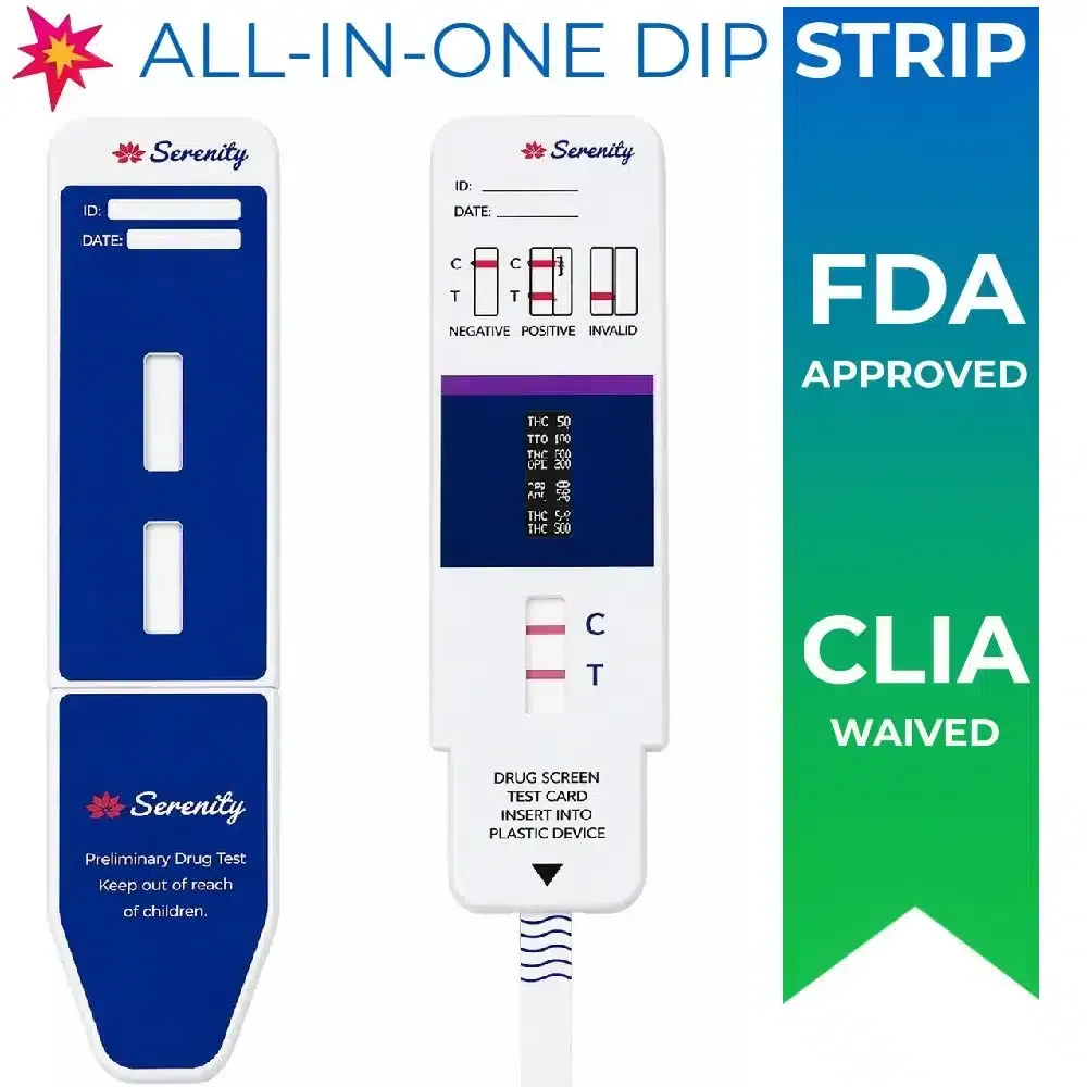 THC Drug Test Dip Card