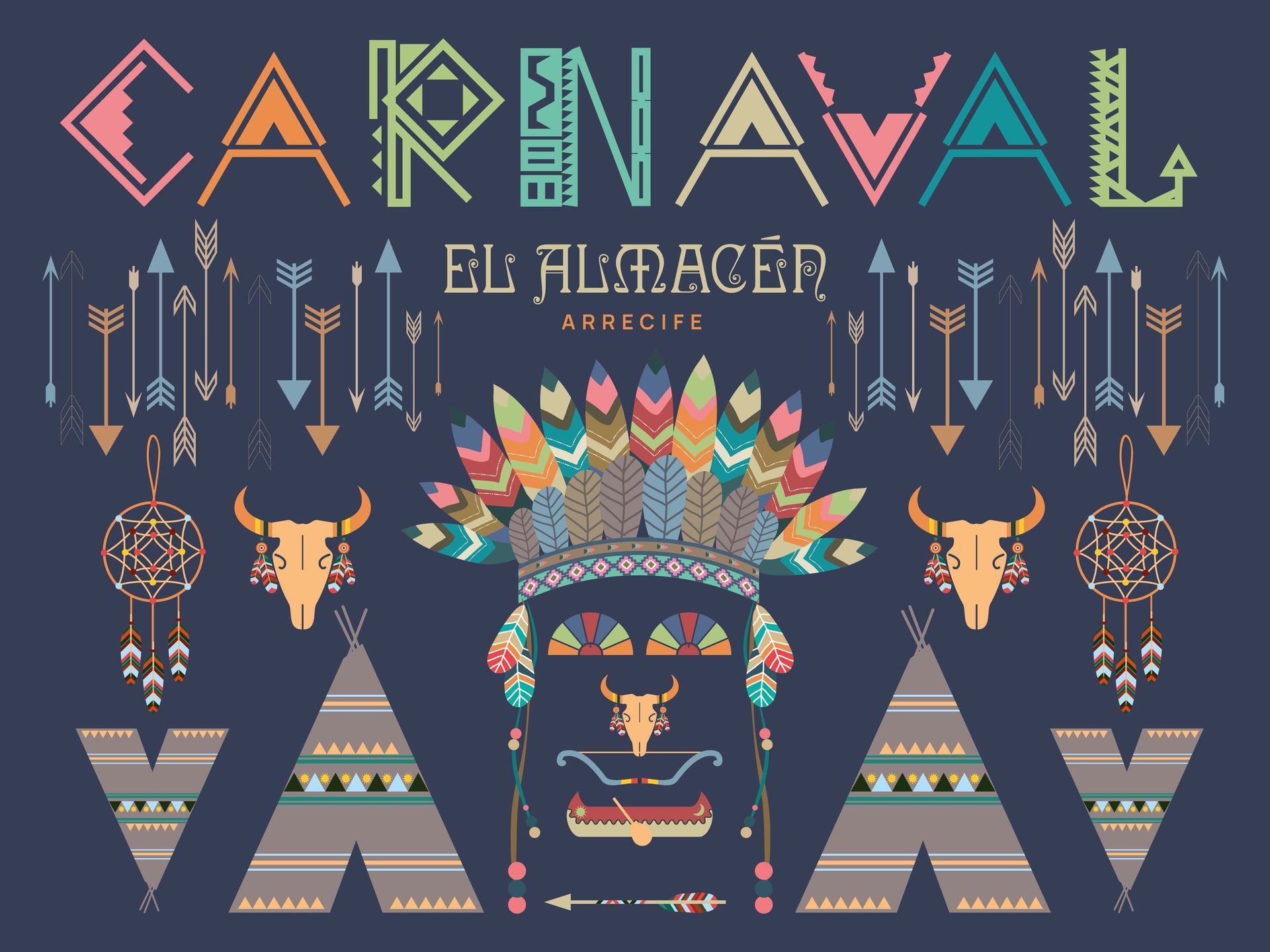 Get ready to immerse yourself in the Day Carnival at the El Almacén Bar, Arrecife, Lanzarote