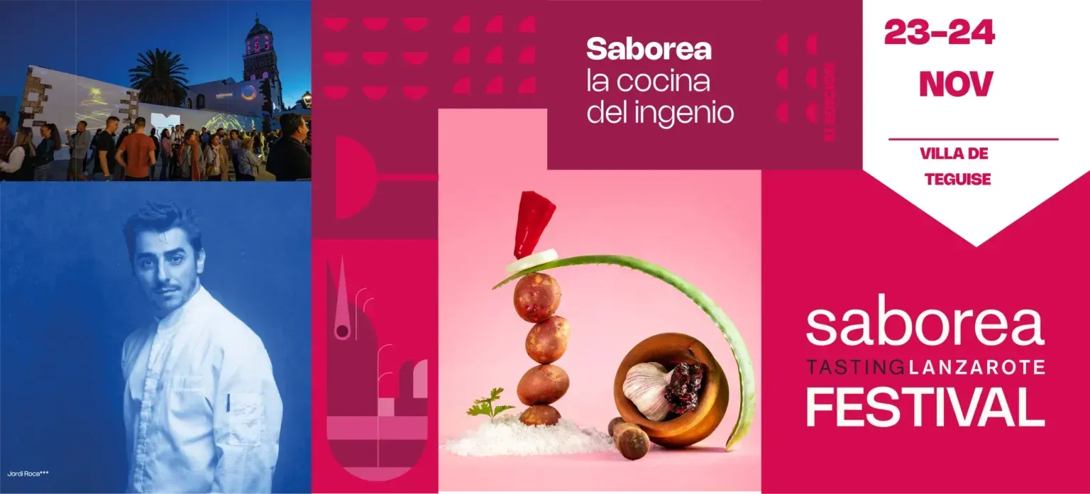 Discover the Saborea Lanzarote Festival, a weekend of Canarian flavors and culinary traditions in Villa de Teguise, on November 23-24, 2024