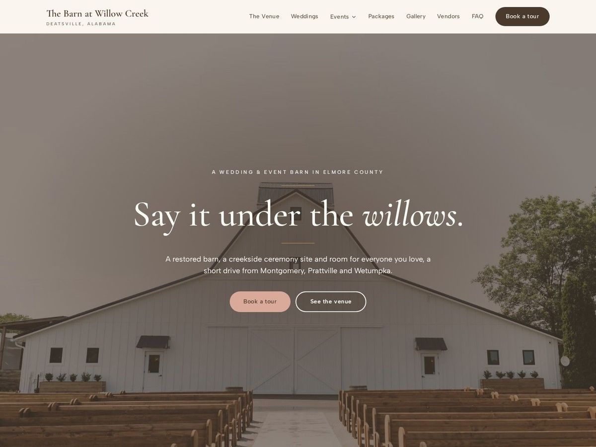 I Do demo site home page for Wedding & Event Venues